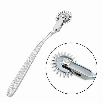 Erotic Stainless Steel Pinwheel Wartenberg Pinwheel Fetish BDSM Sex Roller - image 0