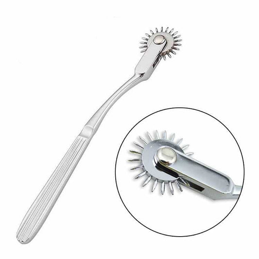 Erotic Stainless Steel Pinwheel Wartenberg Pinwheel Fetish BDSM Sex Roller - image 0