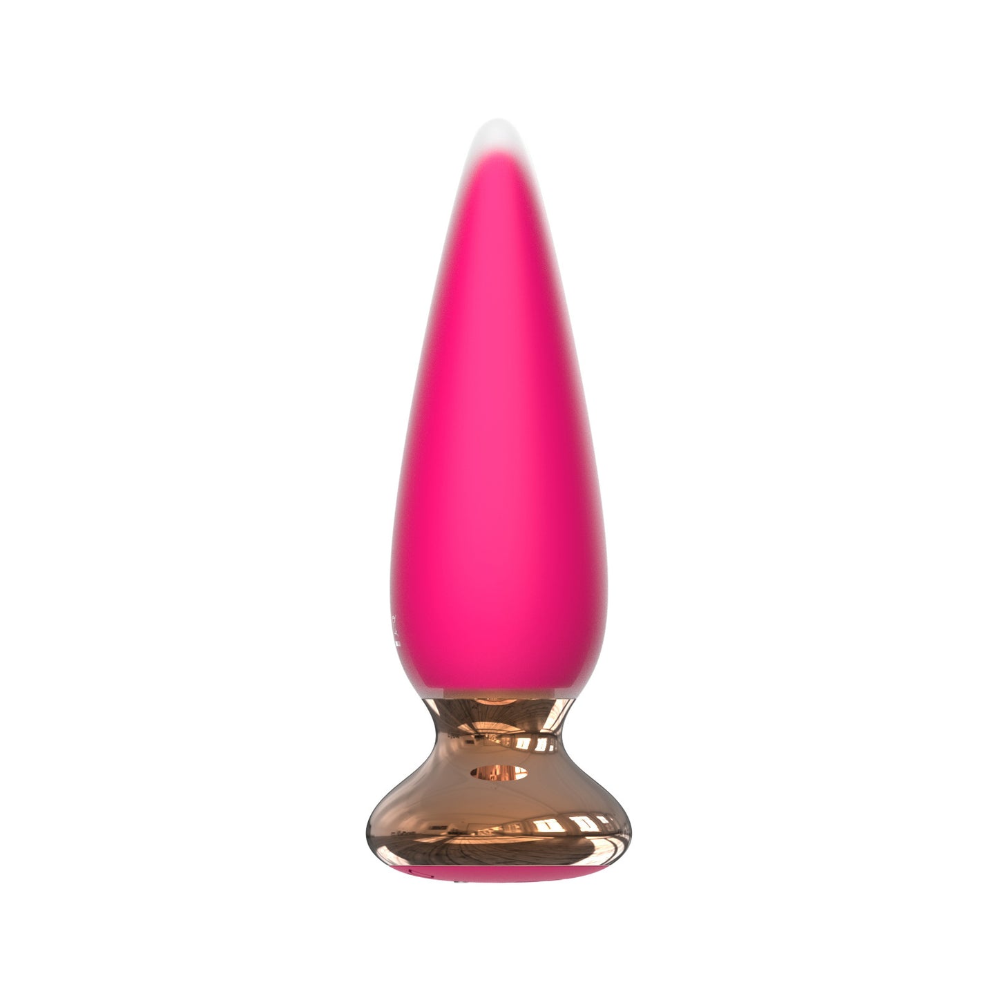 Remote & APP Control Vibrating Silicone Butt Plug - Pink - image 13