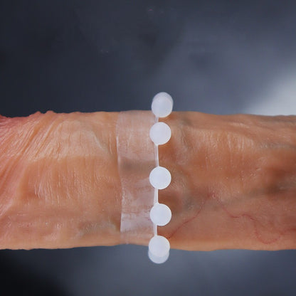 Beaded Delay Ring Elastic Penis Ring - image 5