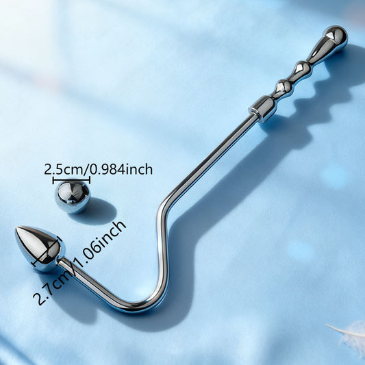 Steel Pleasure Hook – Intense Anal & Prostate Stimulator - D - image 1