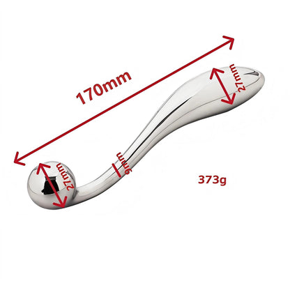 Mirror-Polished Stainless Steel Pull-Ring Anal Dilator Plug - image 3