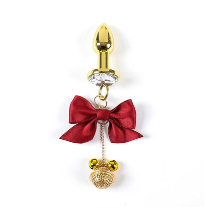 Coquettish Clamps & Plugs Set - Red Butterfly Anal Plug - 2.8cm/1.1" - image 0