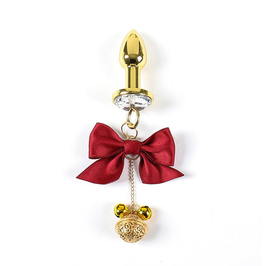 Coquettish Clamps & Plugs Set - Red Butterfly Anal Plug - 2.8cm/1.1" - image 0