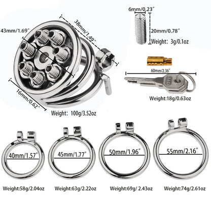 Extreme Control Spiked Chastity Cage - image 1