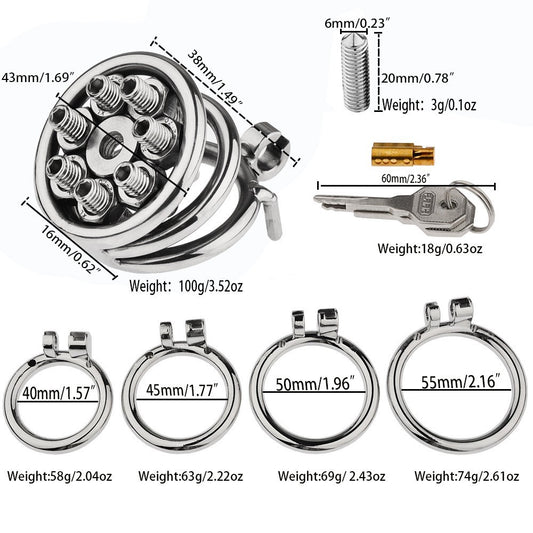 Extreme Control Spiked Chastity Cage - image 1