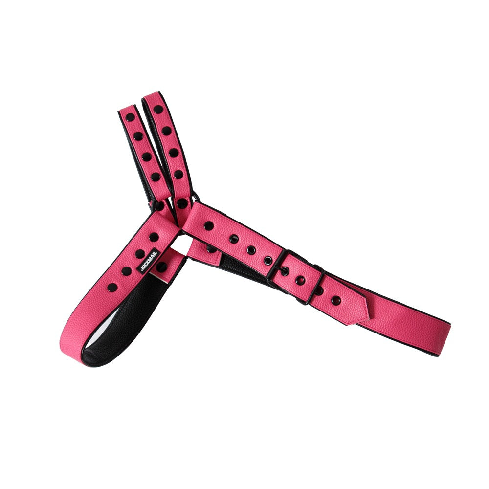 Adjustable Jockmail Men's Harness - Pink - One Size - image 1