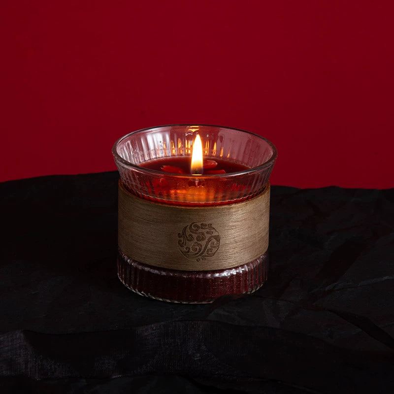 Gilded Escape Low-Temperature Aromatic Wax Candle - Red - image 1