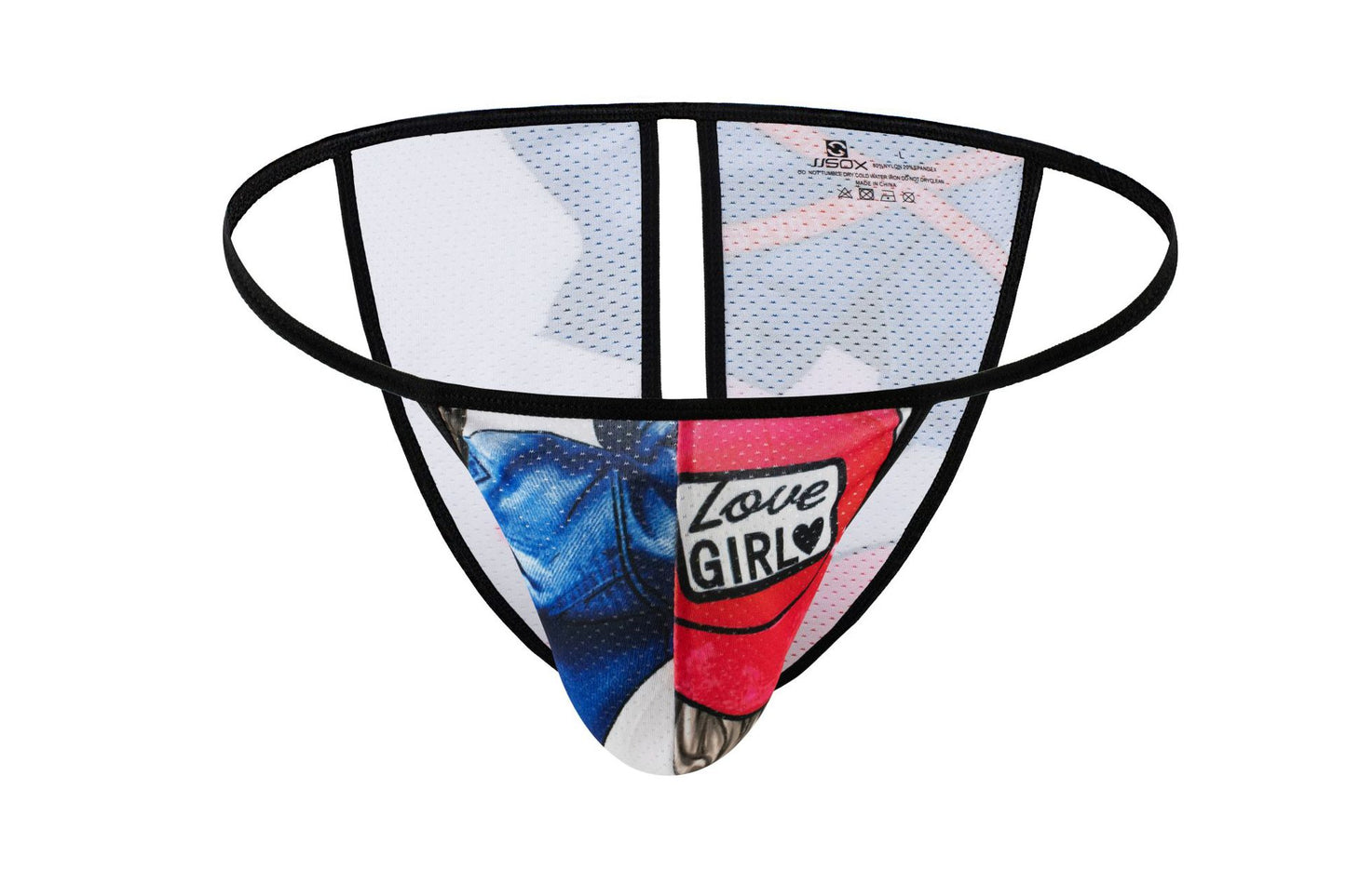 Men's Printed Triangle Low-Rise Briefs - Cowgirl - XL - image 32