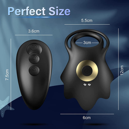 Starfish Vibrating Cock Ring – 360° Stimulation for Couples - image 1