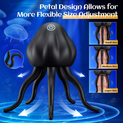 Jellyfish Masturbator Octopus Cock Ring Stroker - image 7