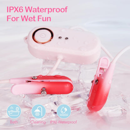 DuoPulse – 2-in-1 Wearable Nipple Clamp Vibrator - image 1