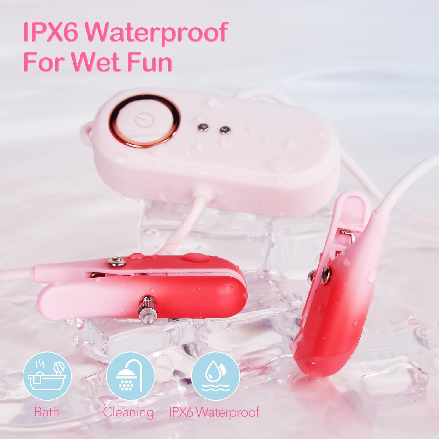 DuoPulse – 2-in-1 Wearable Nipple Clamp Vibrator - image 1