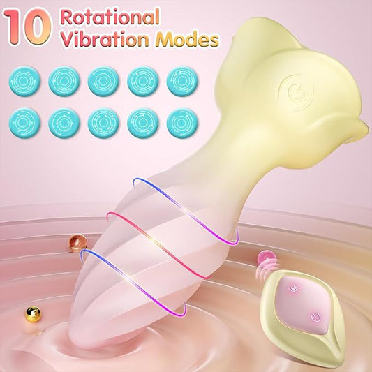 App Control Ruby Jeweled Vibrating Rotating Butt Plug - image 1
