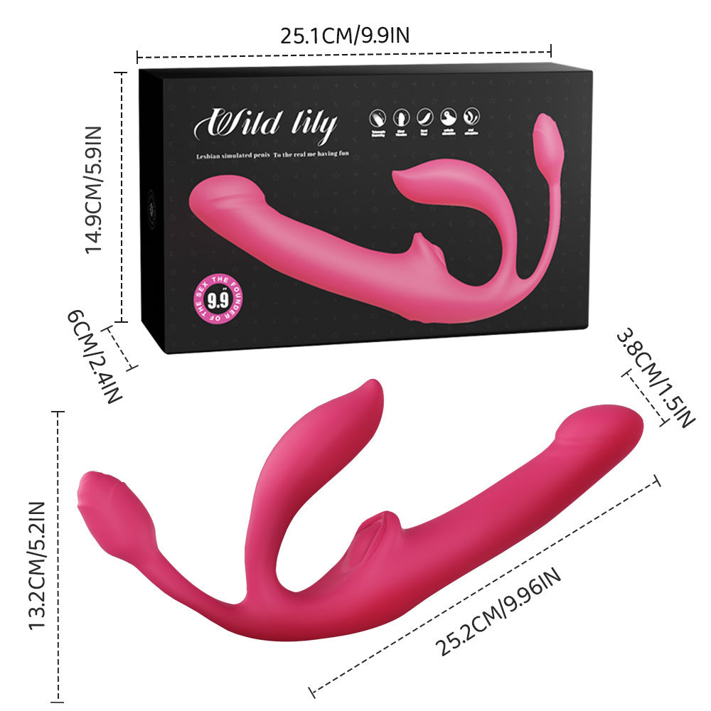 4 Vibration Parts Thrusting Rose Vibrator For Women with Remote - image 2