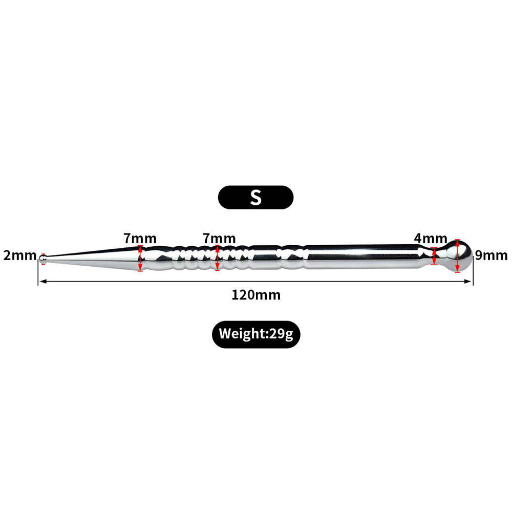 Smooth Double Head Multifunctional Urethral Sounding Rod - S - image 7