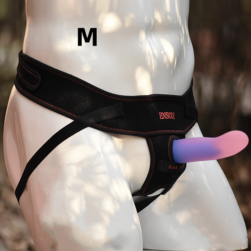 Lesbian Strap-On Harness with Color Options – Perfect Fit & Control - Jelly - M - image 10