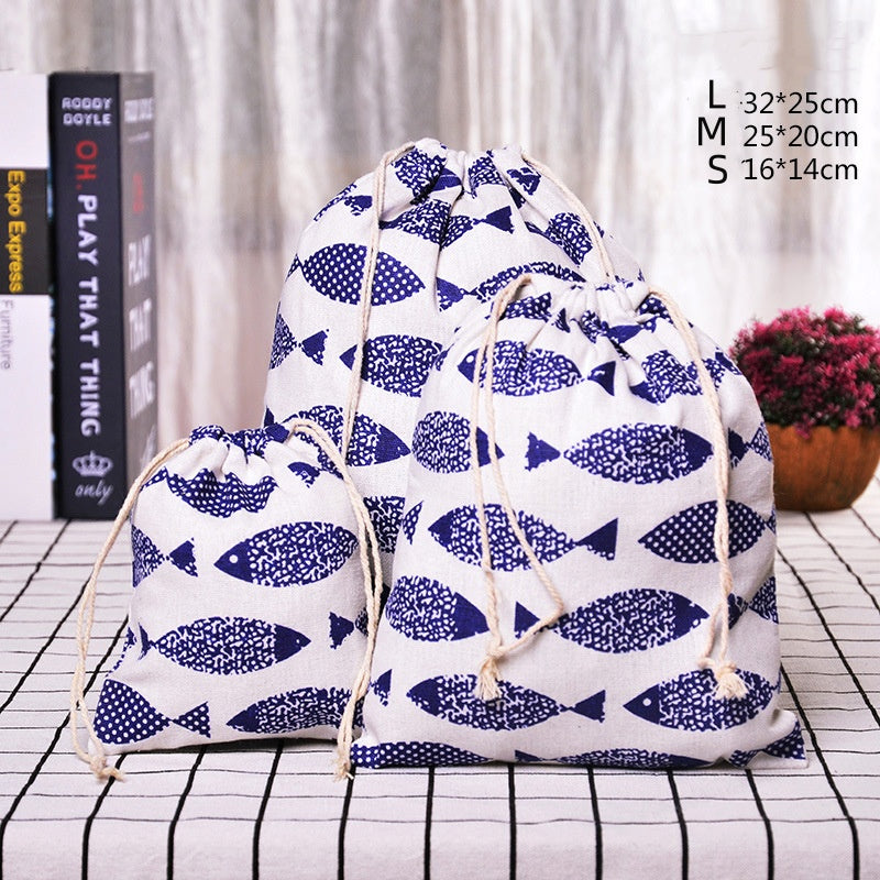 Cotton Sex Toy Organizer Storage Bag - D - L - image 3
