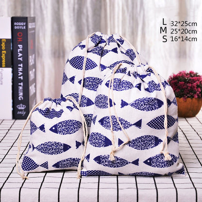 Cotton Sex Toy Organizer Storage Bag - D - L - image 3