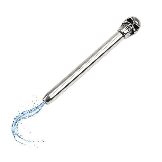 Male Penis Urethral Sound Stainless Steel Skull Head - image 0