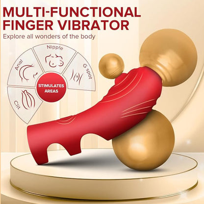 Finger Vibrator Clitoral G-Spot Nipple Vibrators - image 3