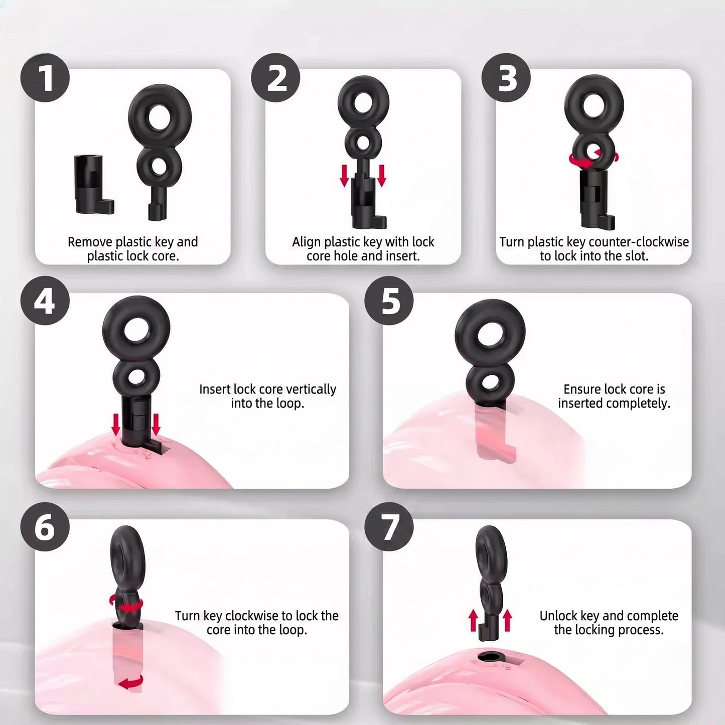 Securefit Resin Chastity Cage Set - image 10