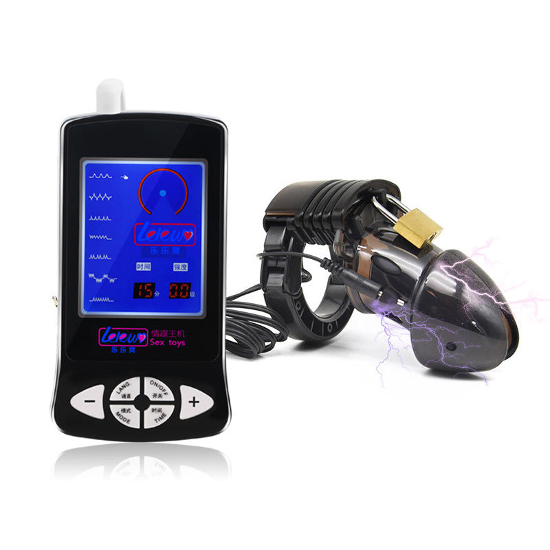 Cock Taser Electric Chastity Cage - Black - image 2