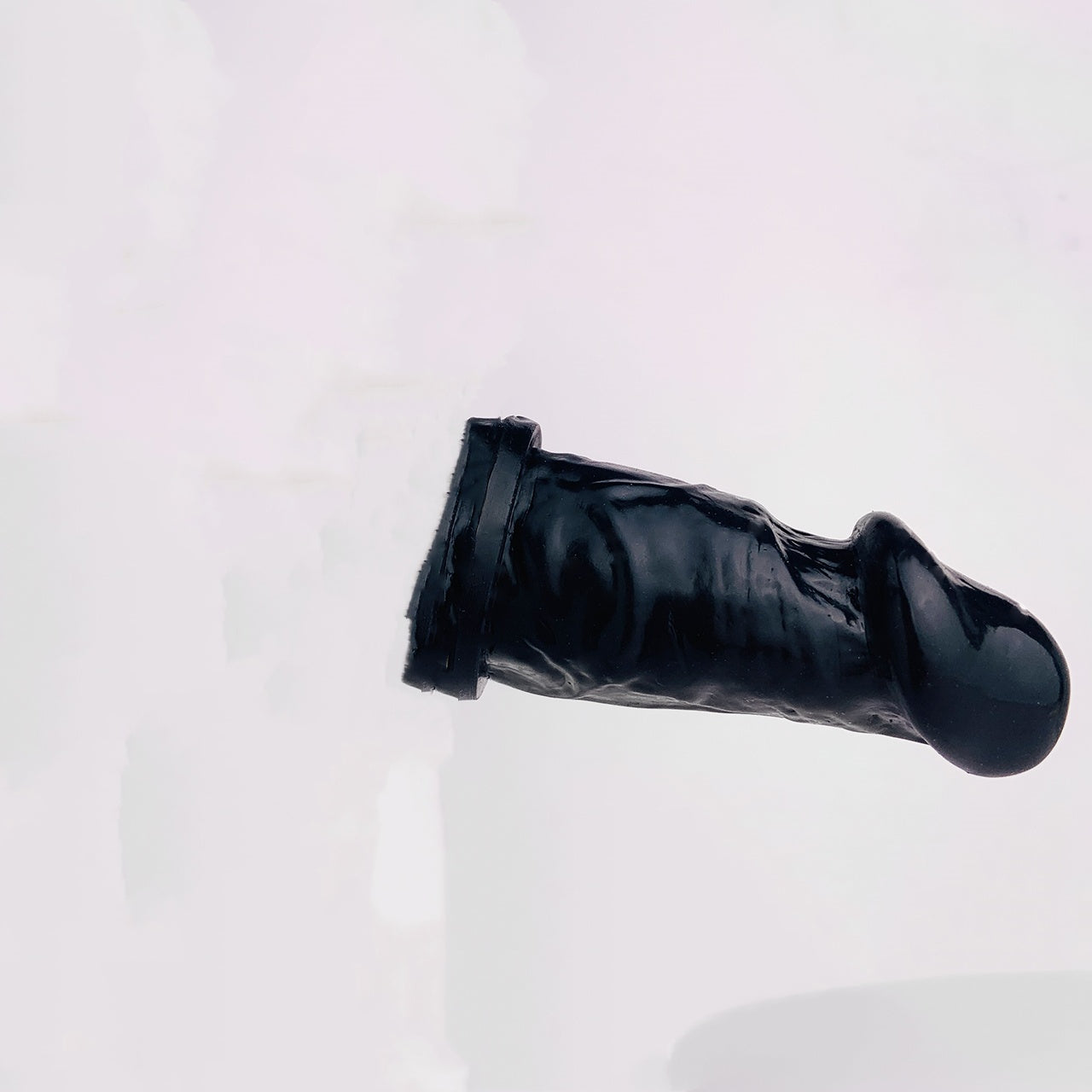 Accessories for Chastity Cage with Detachable Dildo & Urethral Tube - Black Dildo - L - image 11