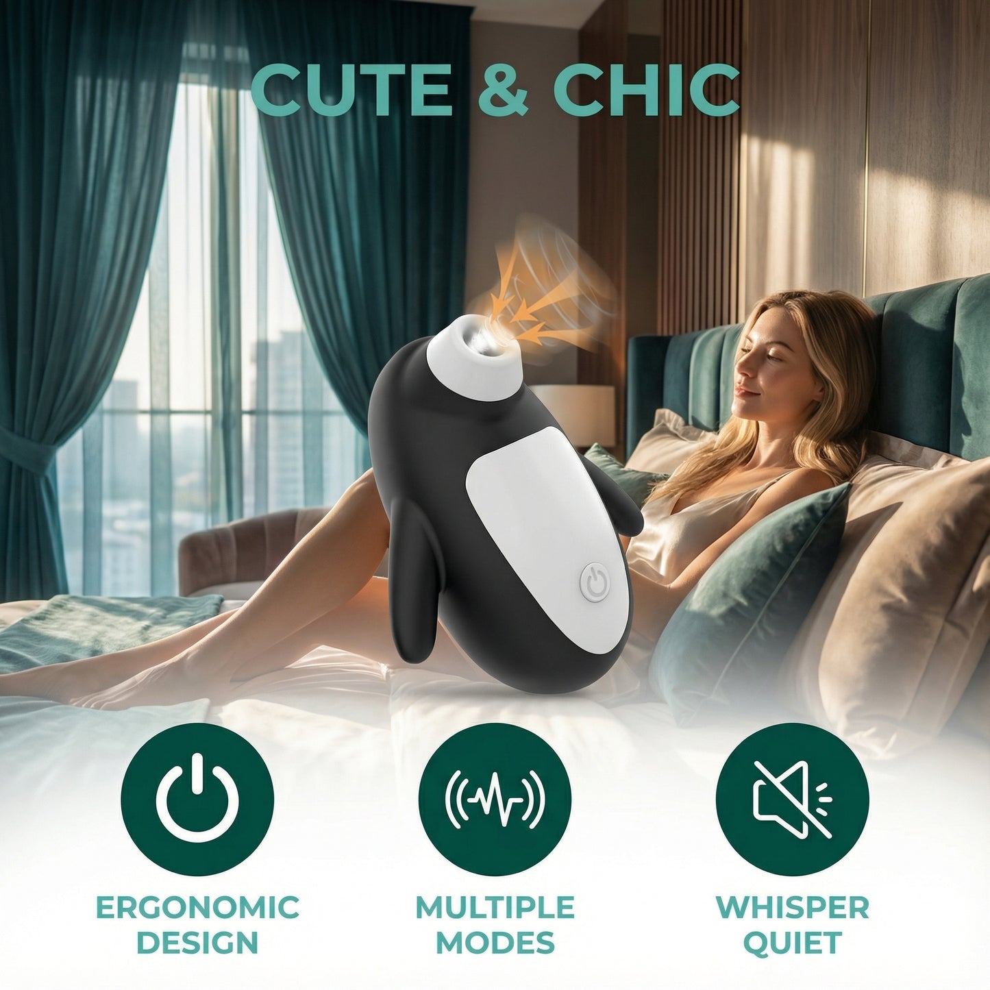 Penguin Clit Sucking Massager Women Vibrator - image 10