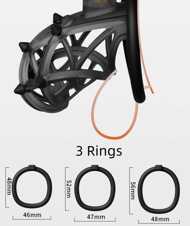 Spikes Chastity Cage - image 4