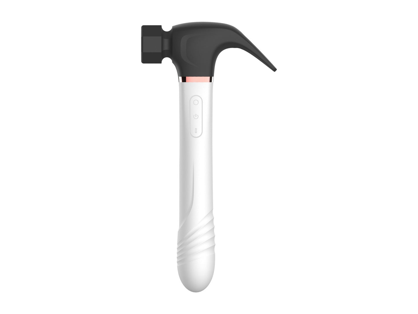 Hammer Toy Clit Sucking Vibrator for Women - White - image 11
