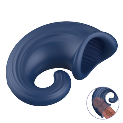 Horn Shape Penis Stimulator Stroker Cock Trainer - image 0