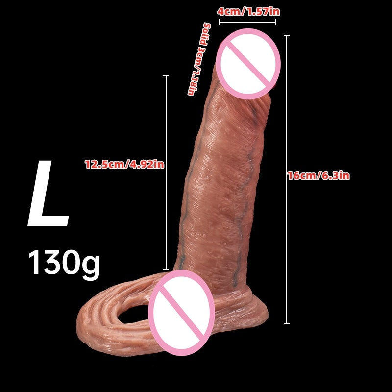 Reusable Silicone Penis Sleeve Delay Ejaculation - L - image 8