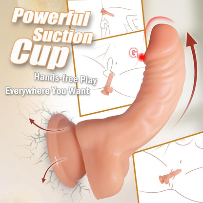 Small Realistic Dildo with Powerful Suction Cup - image 1