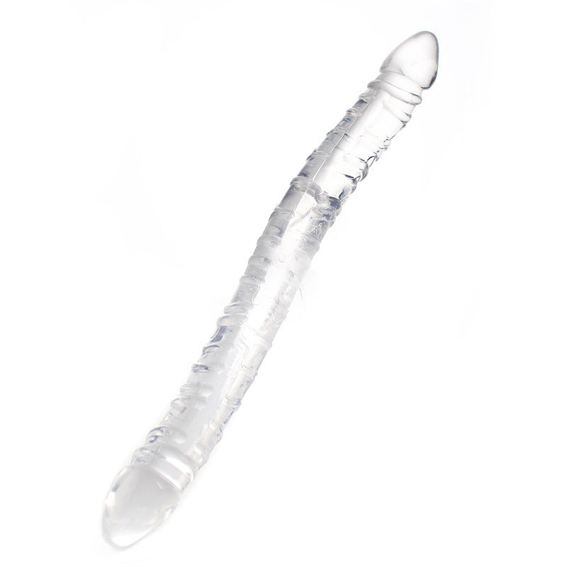 Double Penile Dildo Long - Transparent - image 6