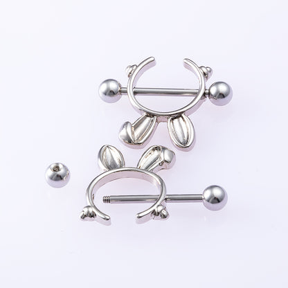 Playboy Rabbit Nipple Piercing Ring Piercing Jewelry - image 2