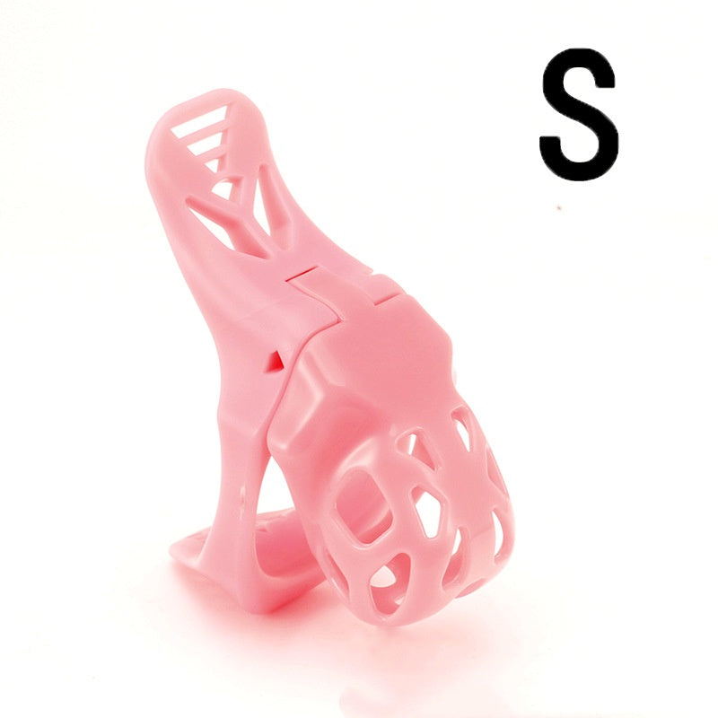 Swallow Tail Chastity Cage - A - Pink - S - image 4