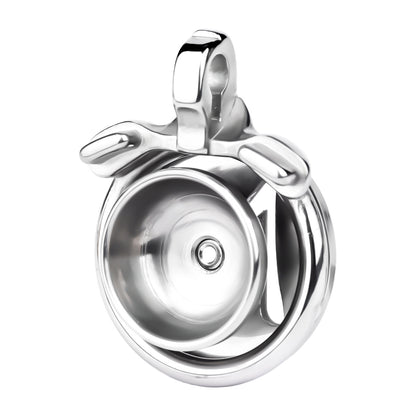 M-shaped Flat Stainless Steel Negative Inverted Chastity Penis Lock Cage - image 9