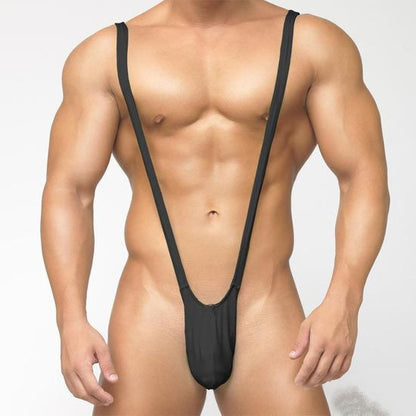 Sexy Men Underwear Bodysuit Slingshot - Black - one size fits all - image 4