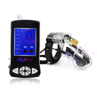 Cock Taser Electric Chastity Cage - Transparent - image 0