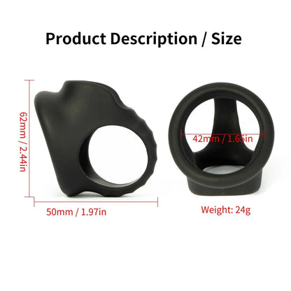 Four Holes Cock Ring Comfortable Lock Ring - image 13
