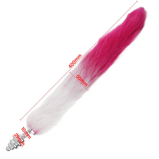 15.75'' Slim Fox Tail Butt Plug – 1.14'' - image 1