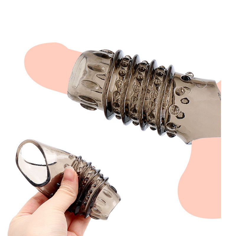 Bumpy Penis Sleeve with Ball Loop - B - image 0