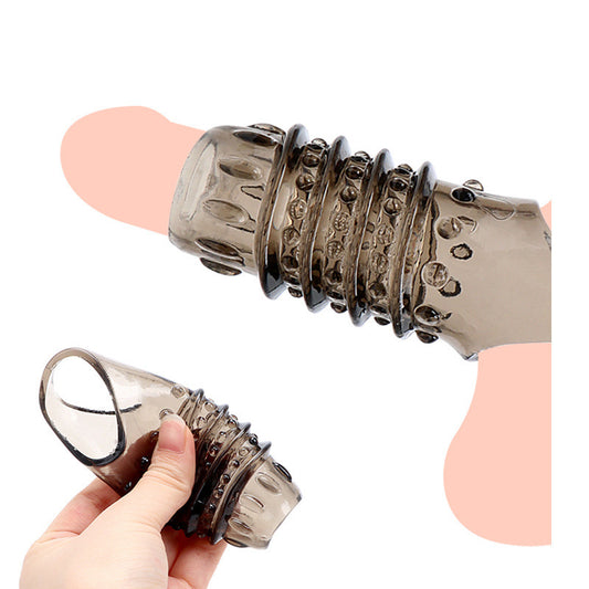 Bumpy Penis Sleeve with Ball Loop - B - image 0
