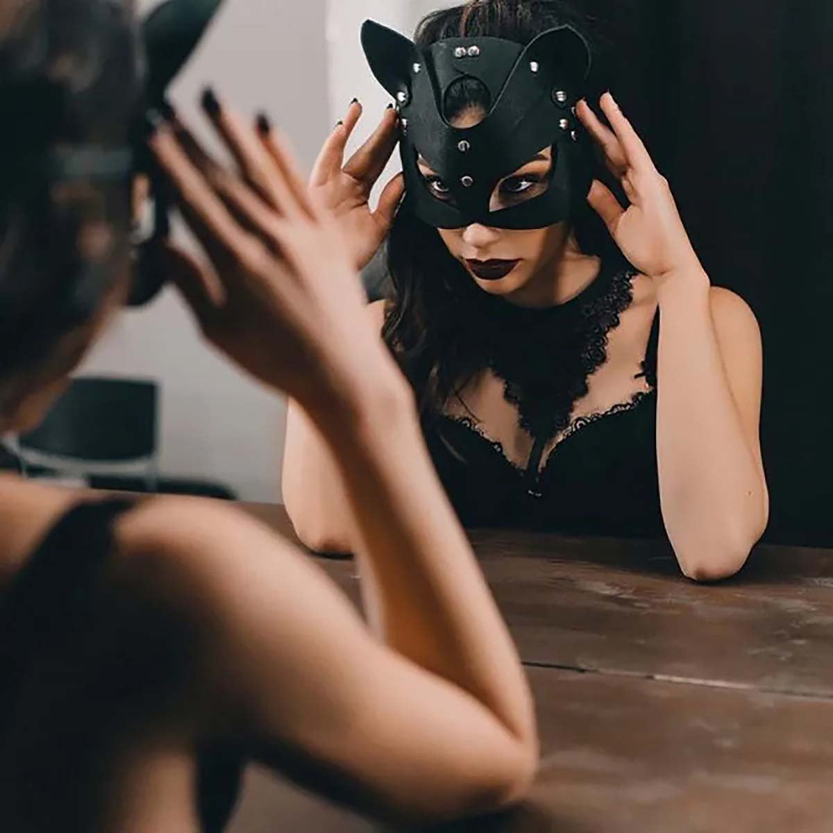 Midnight Mystique Cat Mask - image 1
