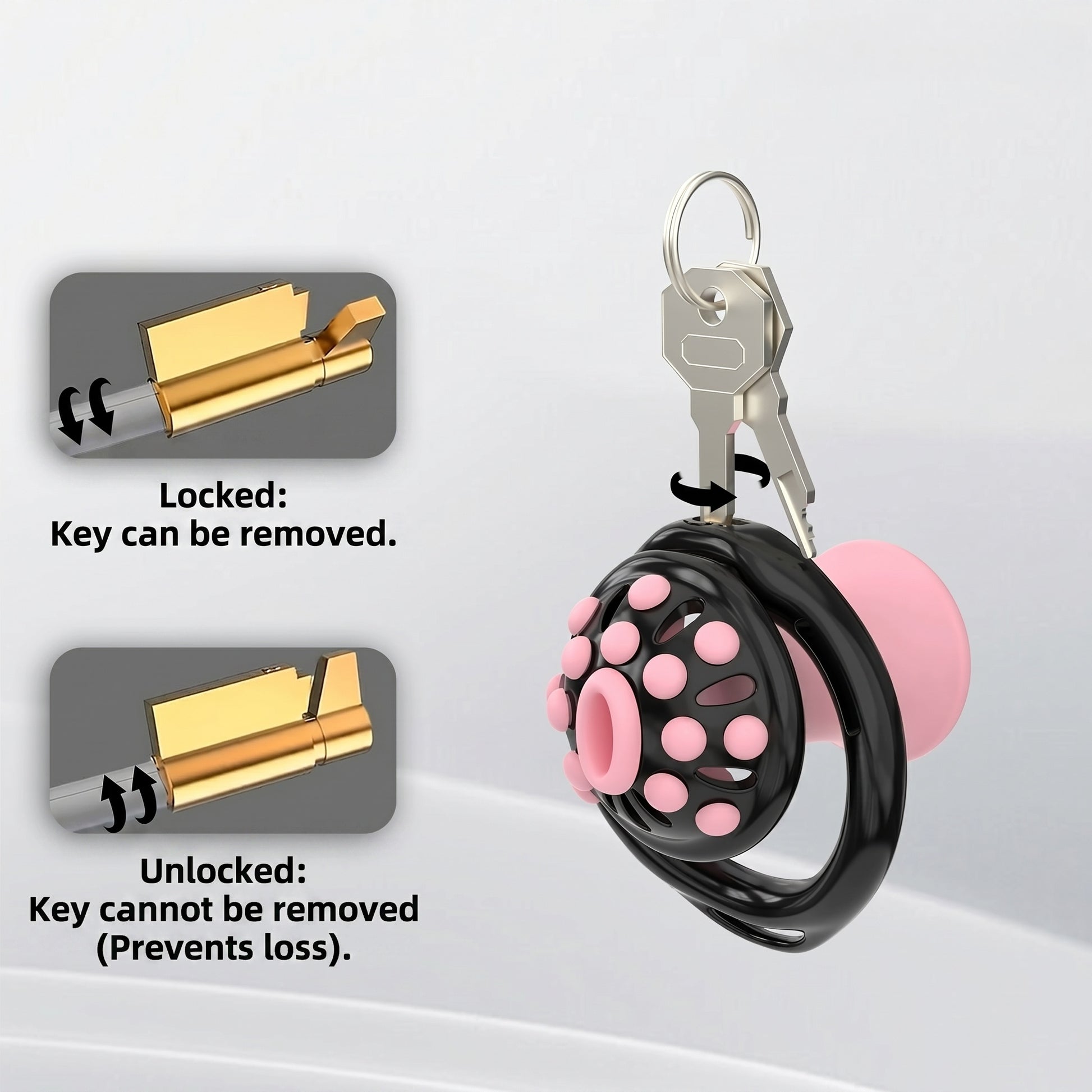 Securefit Resin Chastity Cage Set - image 9