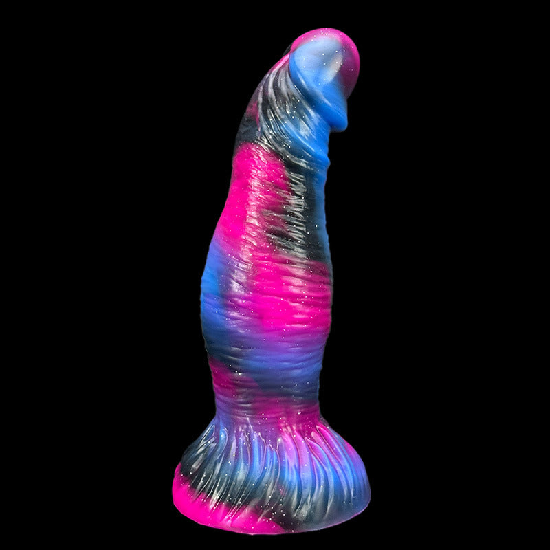 8.07" Ultra-Soft Monster Silicone Dildo with Suction Cup Base - image 4