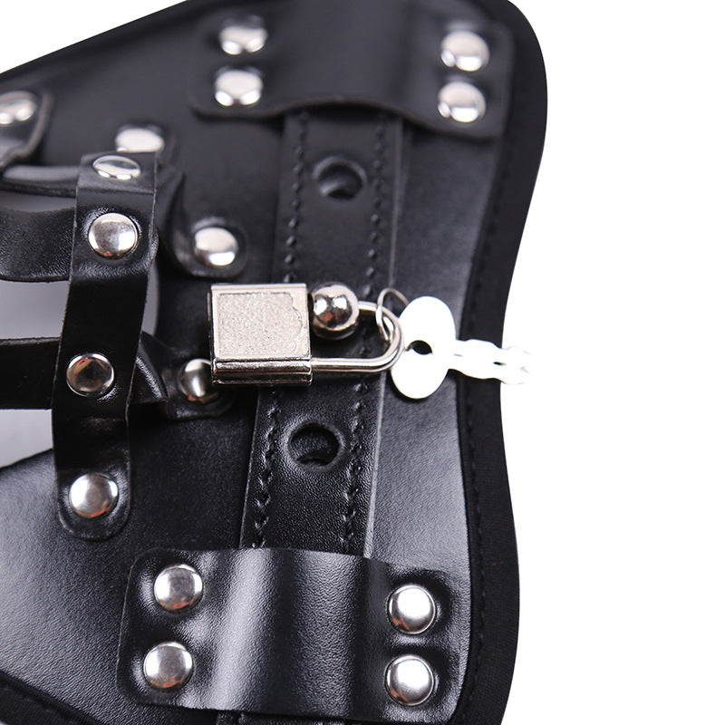 Leather Chastity Belt Chastity Device - image 2