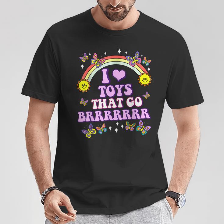 I Love Toys That Go Brrr Embarrassing Inappropriate T-Shirt - image 0