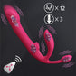 4 Vibration Parts Thrusting Rose Vibrator For Women with Remote - image 4